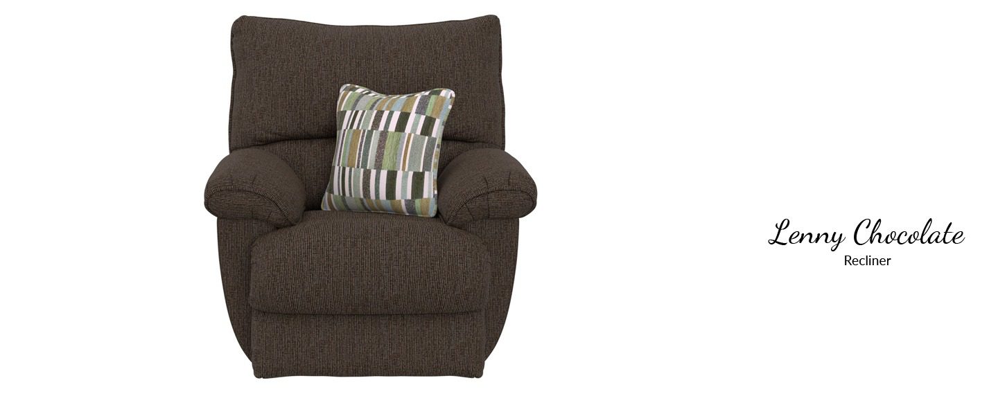 Lenny Chocolate Manual/Power Recliner