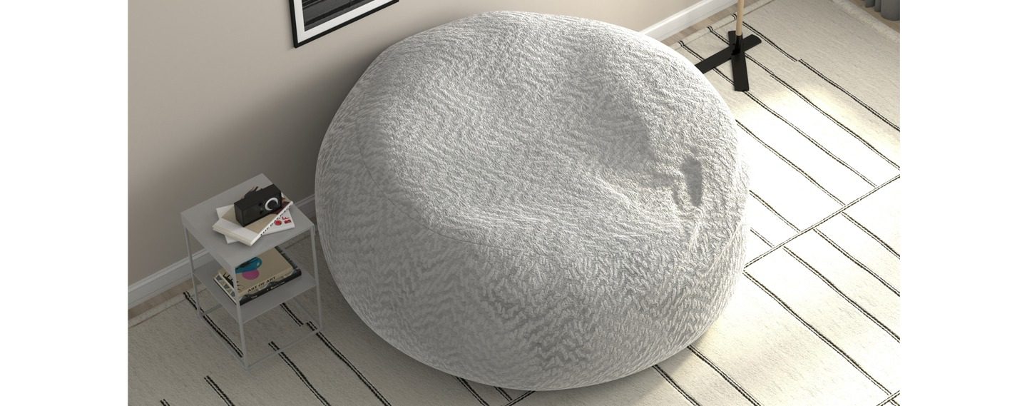 Sploosh Grey Huge 6’Ft by 6’Ft Comfort Sack