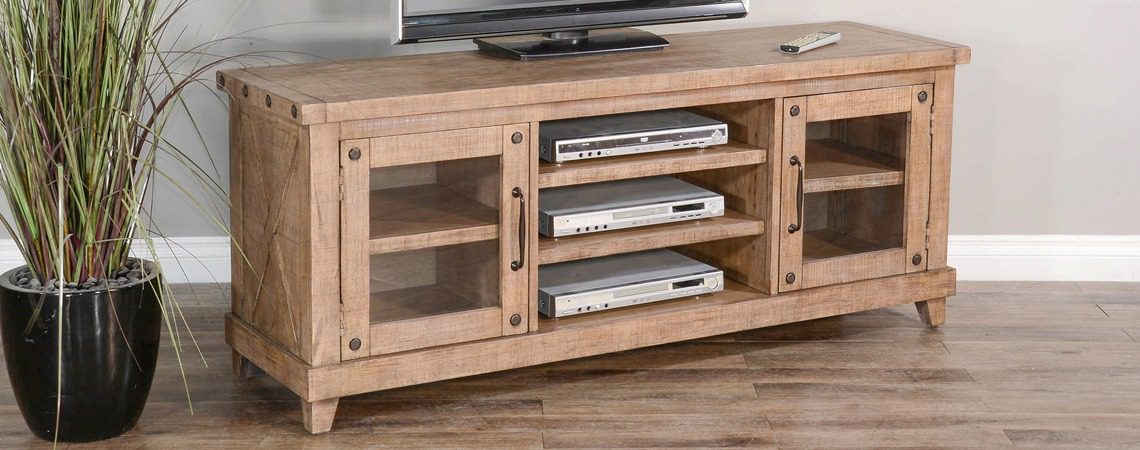 Vivian Light Brown 64″ TV Console