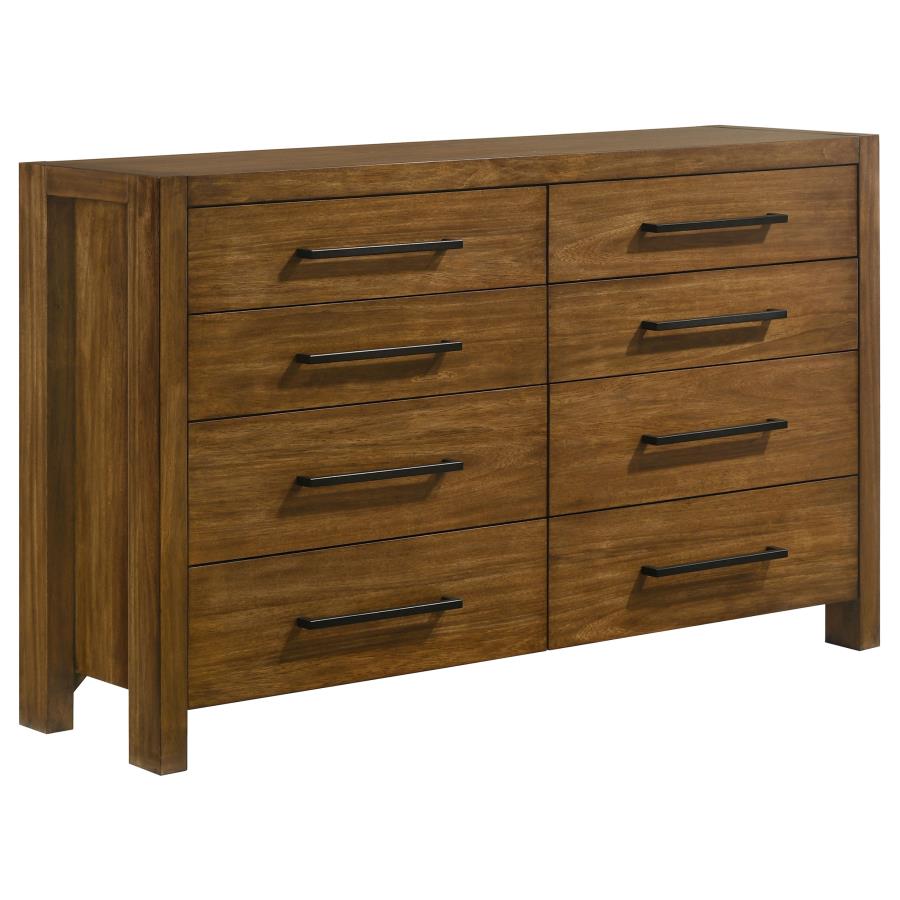 Adderley 8-drawer Bedroom Dresser Cabinet Warm Brown Adderley 8-drawer Bedroom Dresser Cabinet Warm Brown