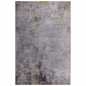 Katara Gold Polyester Area Rug Katara Gold Polyester Area Rug