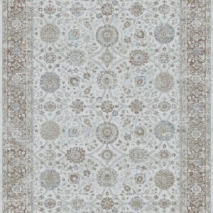 Inna Cream Polyester Area Rug