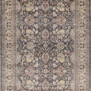 Majestic Charcoal Cream Polypropylene Area Rug Majestic Charcoal Cream Polypropylene Area Rug