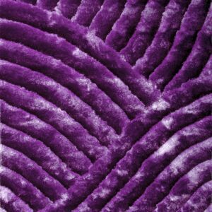 Echo Purple Polyester Area Rug Echo Purple Polyester Area Rug