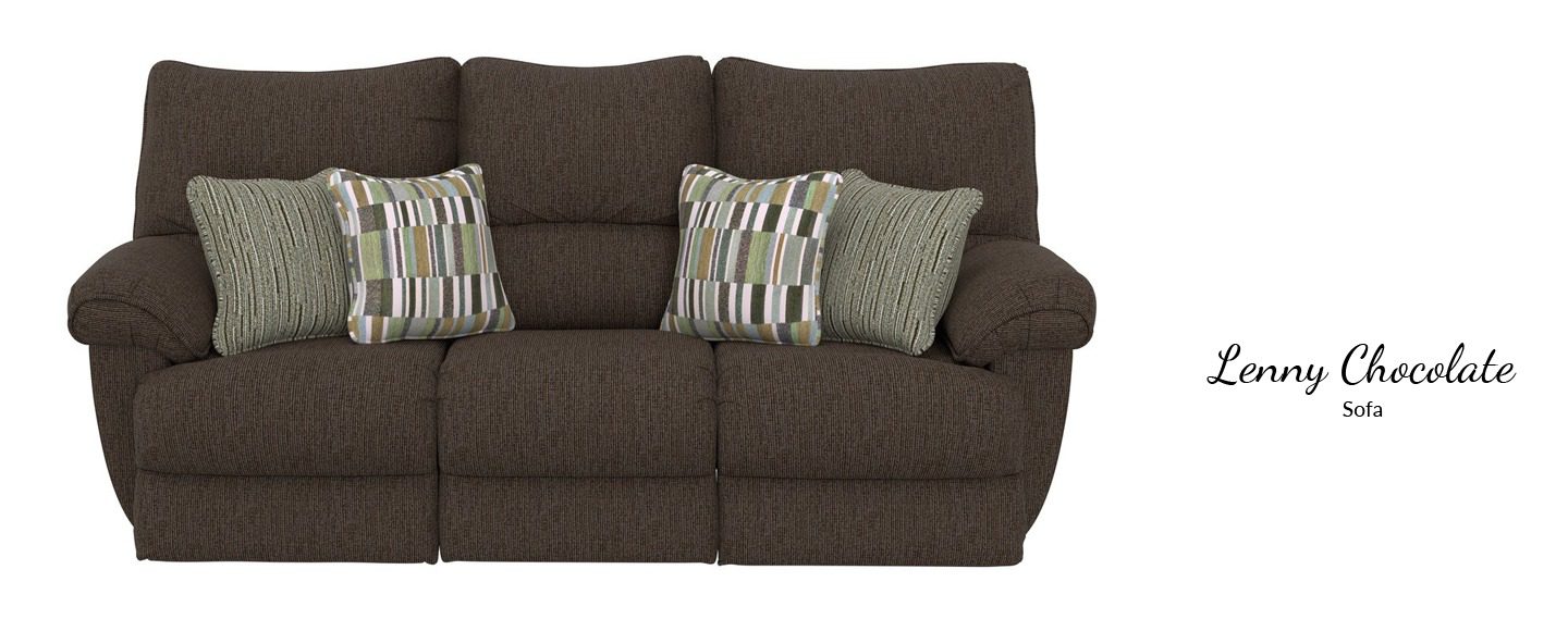 Lenny Chocolate Manual/Power Recliner