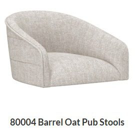 Barrel Oat Adjustable Swivel Bar Stool