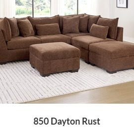 Dayton Rust Modular Chaise Sectional