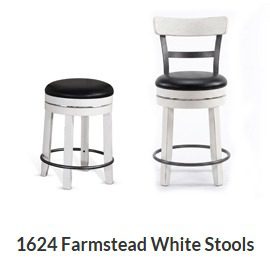 Farmstead White Counter Stools