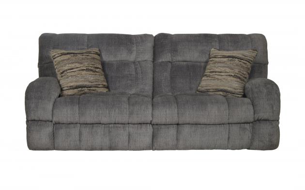 Catnapper Ashland Lay Flat Reclining Sofa - Granite