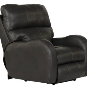 Catnapper Angelo Power Headrest Power LayFlat Recliner – Gunmetal Catnapper Angelo Power Headrest Power LayFlat Recliner – Gunmetal