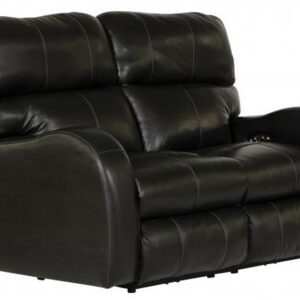 Catnapper Angelo Power Headrest Power LayFlat Reclining Loveseat – Black Catnapper Angelo Power Headrest Power LayFlat Reclining Loveseat – Black