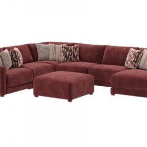 Jackson Furniture Roxanne Cocktail Ottoman – Burgundy Jackson Furniture Roxanne Cocktail Ottoman – Burgundy