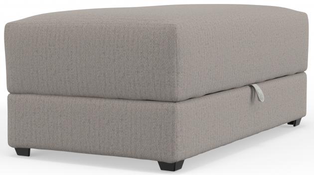 Jackson Furniture Trevor Storage Ottoman - Nickel