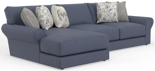 Jackson Furniture Cape May RSF Sofa - Denim