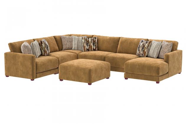 Jackson Furniture Roxanne RSF Chair - Cognac