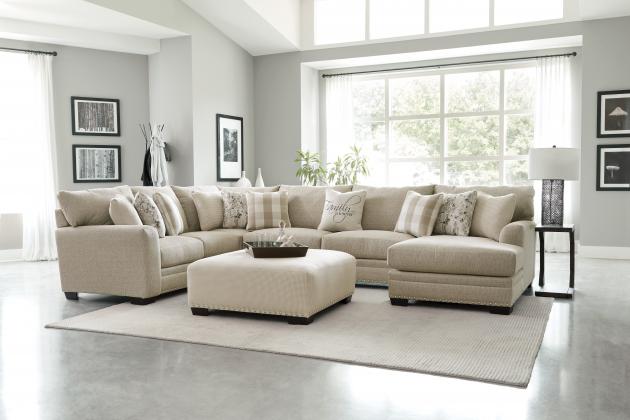 Jackson Furniture Salem RSF Loveseat - Buff