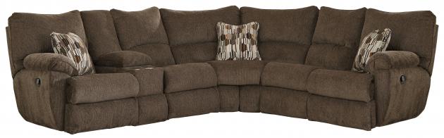 Catnapper Elliott Lay Flat Reclining RSF - Chocolate