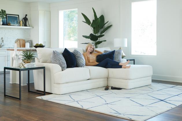 Jackson Furniture Polaris RSF Loveseat - Sugar
